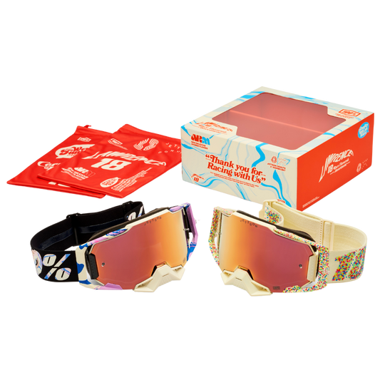 Race Flavored Assorted 2 Pack 100% ARMEGA Goggles